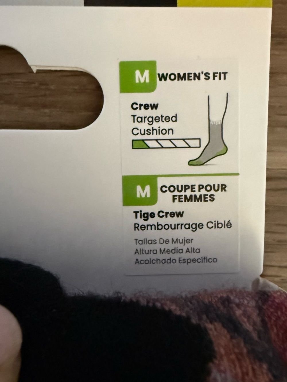 SmartWool Trail Run Crew socks • NWT • 2 Pairs • Women’s size medium - Picture 3 of 4